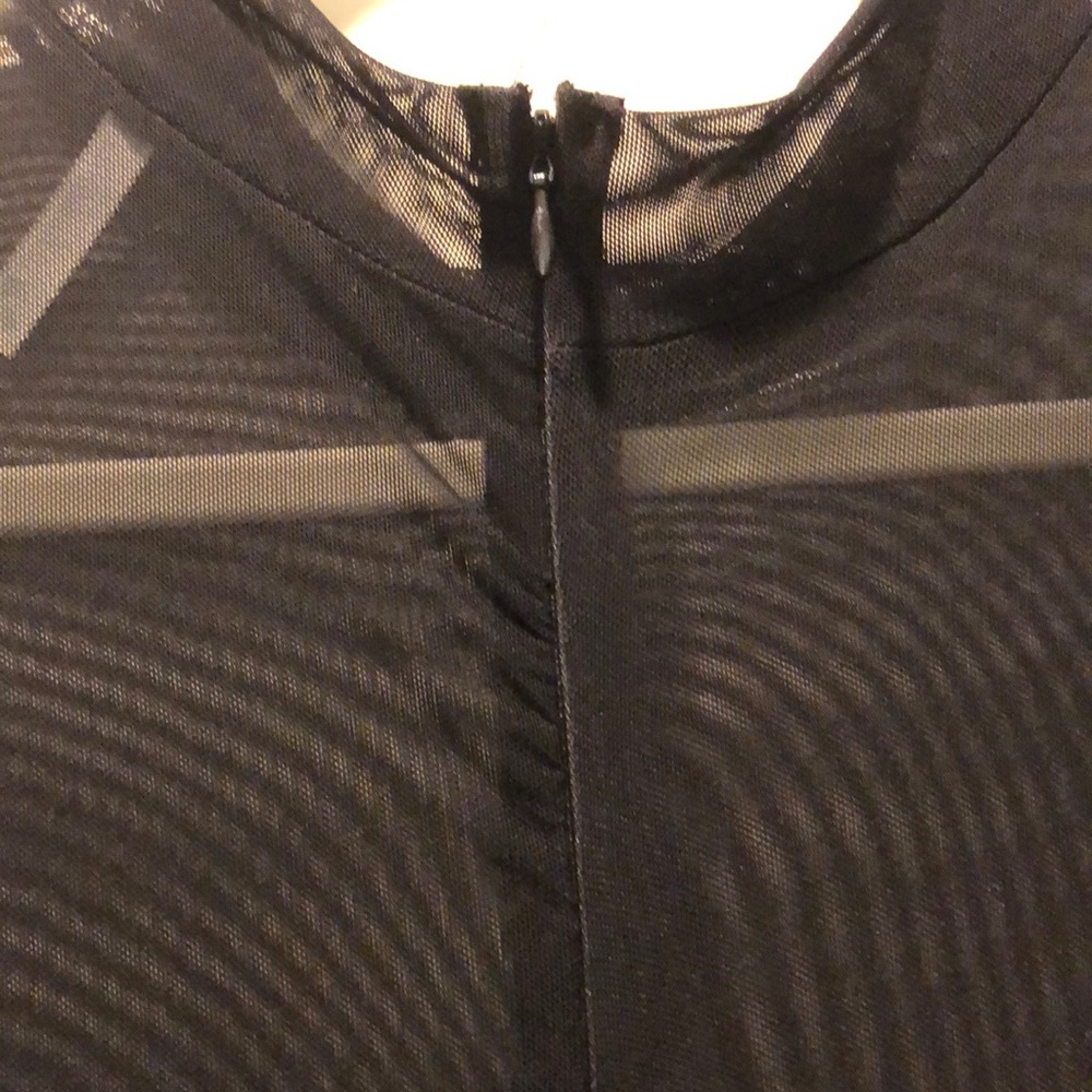 Sheer Topped Romper - Picture 6 of 6